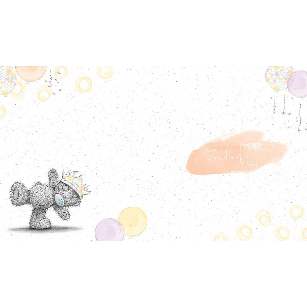 Birthday Wishes Me to You Bear Birthday Card Extra Image 1